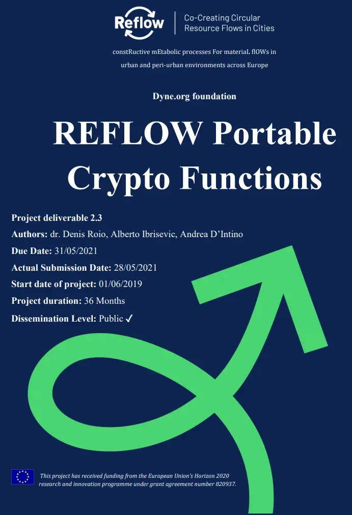 Reflow crypto: digital product passports for the circular economy